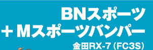 BNスポーツ
＋Mスポーツバンパー
金田RX-7（FC3S）